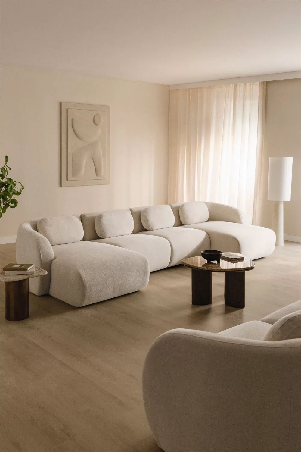 Salas em Cinza e Bege: 11 Ideias de Decoração, image size:1000x1500