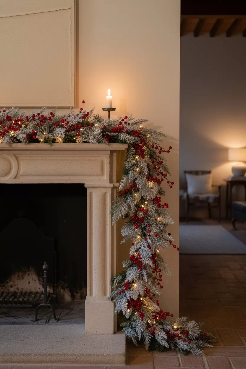 Portada - decorar chimenea Navidad