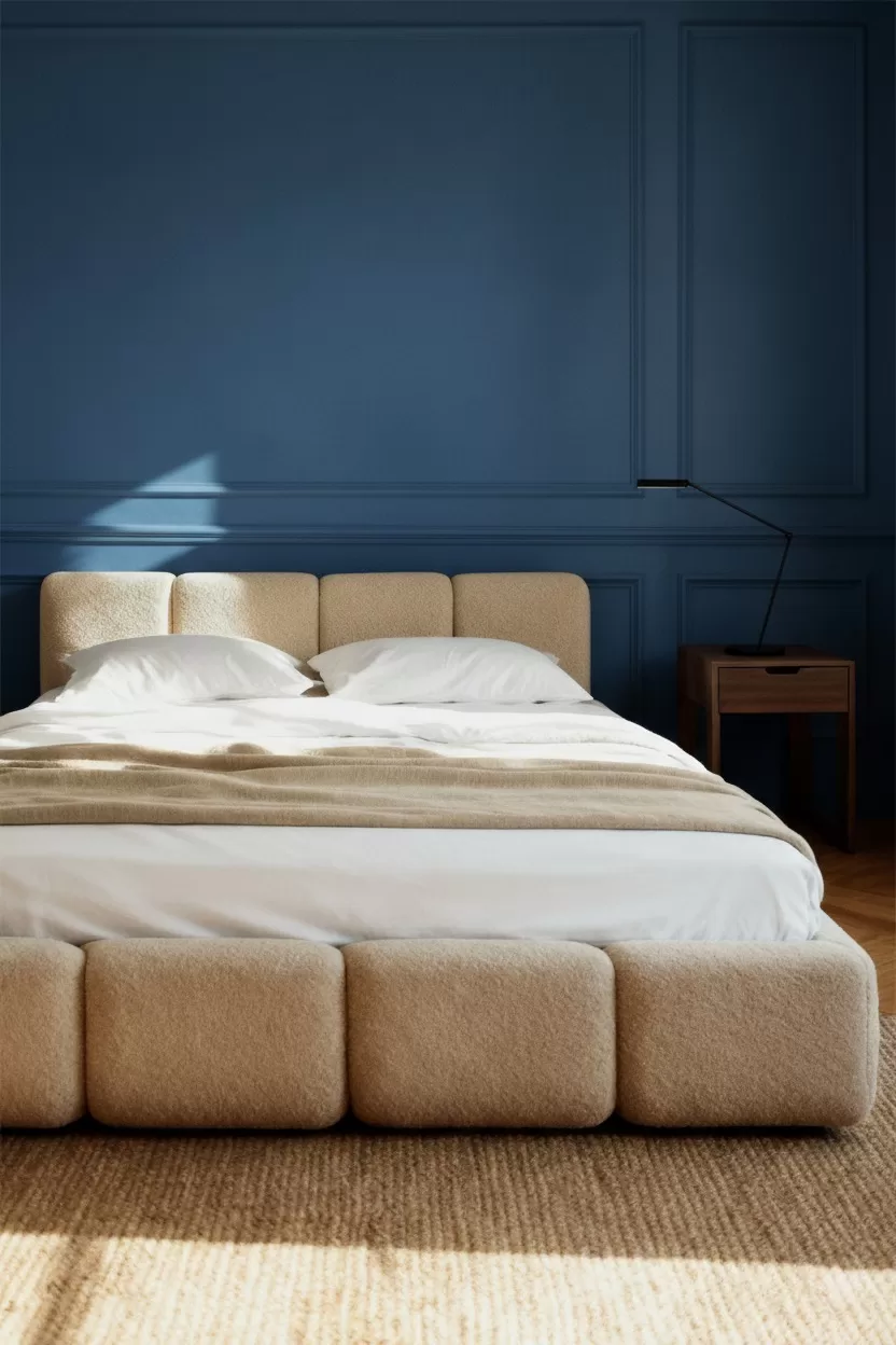 Portada - Dormitorio azul y gris