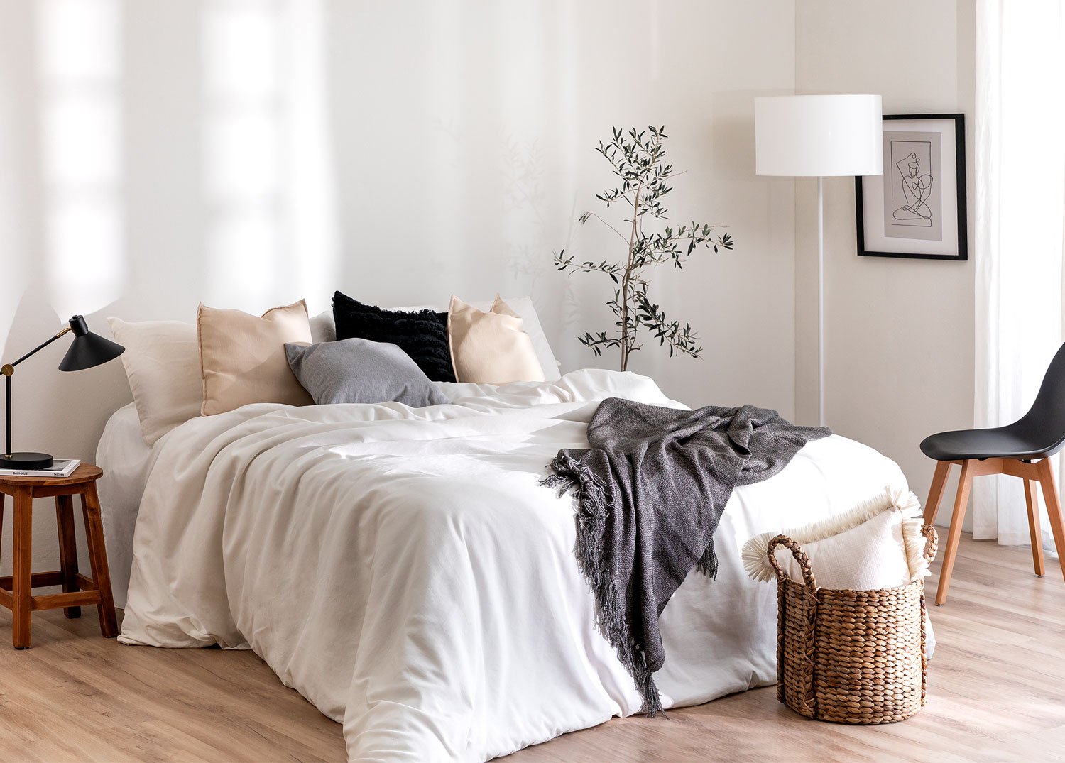 Nordic style schlafzimmer