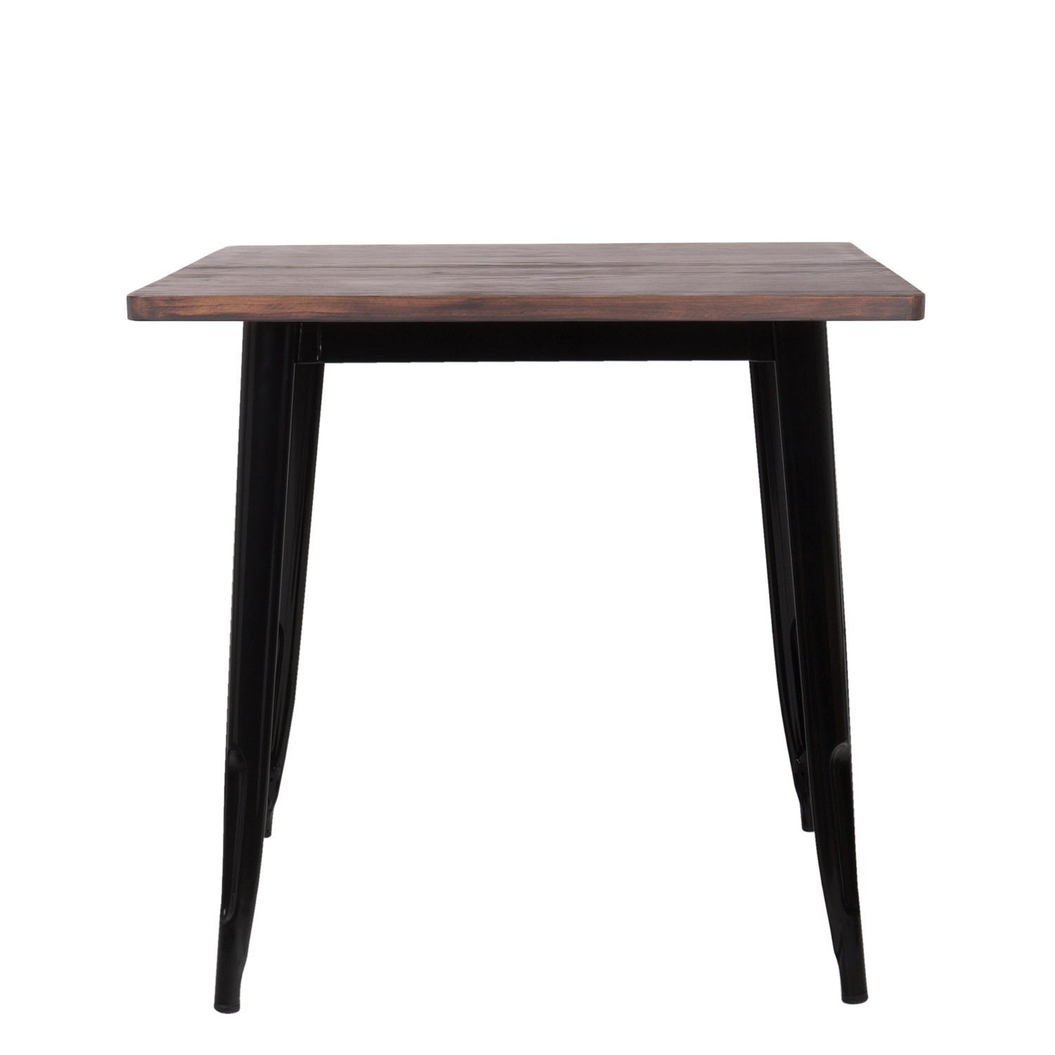 Mesa de Comedor Cuadrada en Madera y Acero (80x80 cm) LIX - SKLUM