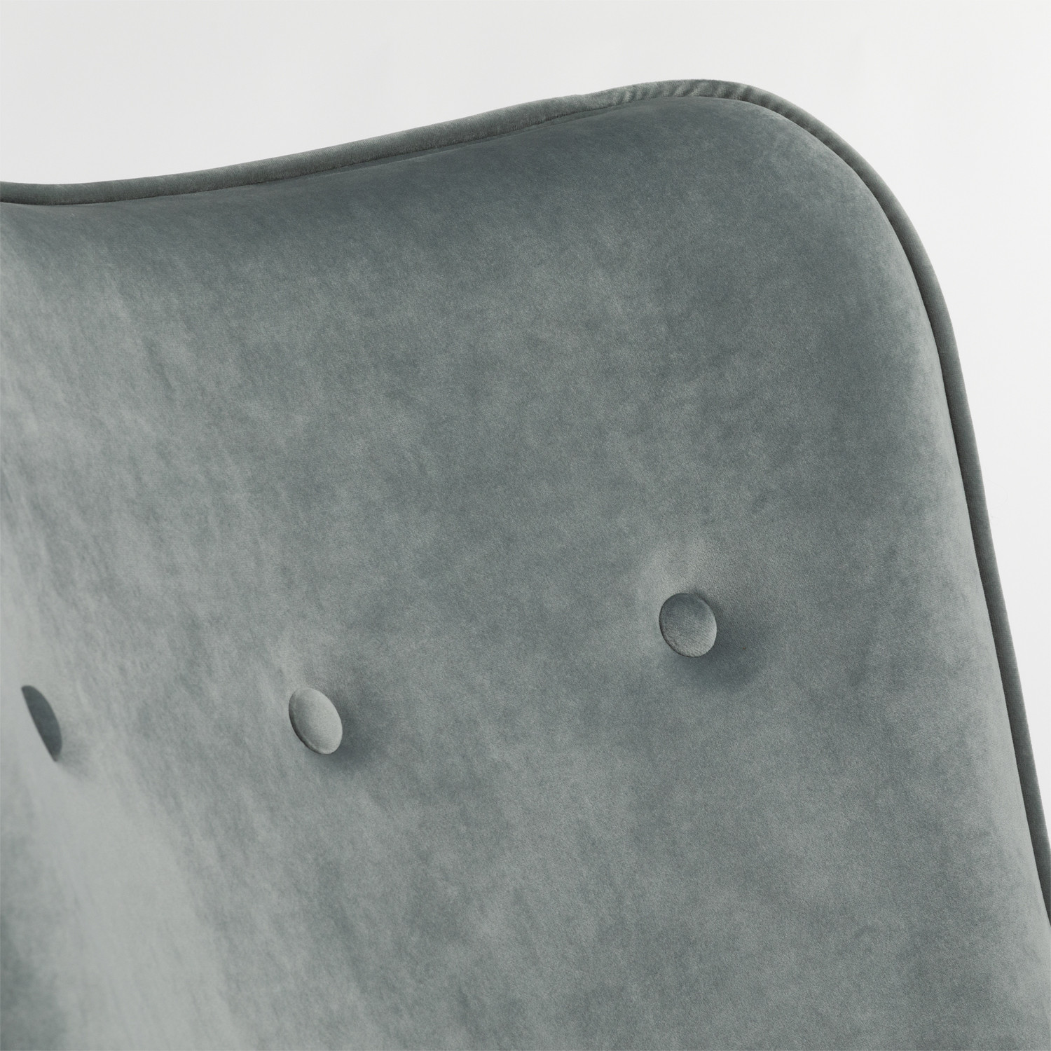 Sillón Morris con Reposapiés Tapizado Terciopelo - SKLUM