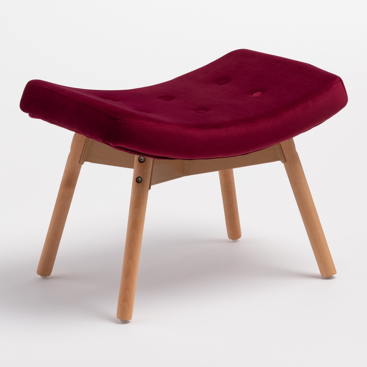 Sillón Morris con Reposapiés Tapizado Terciopelo - SKLUM