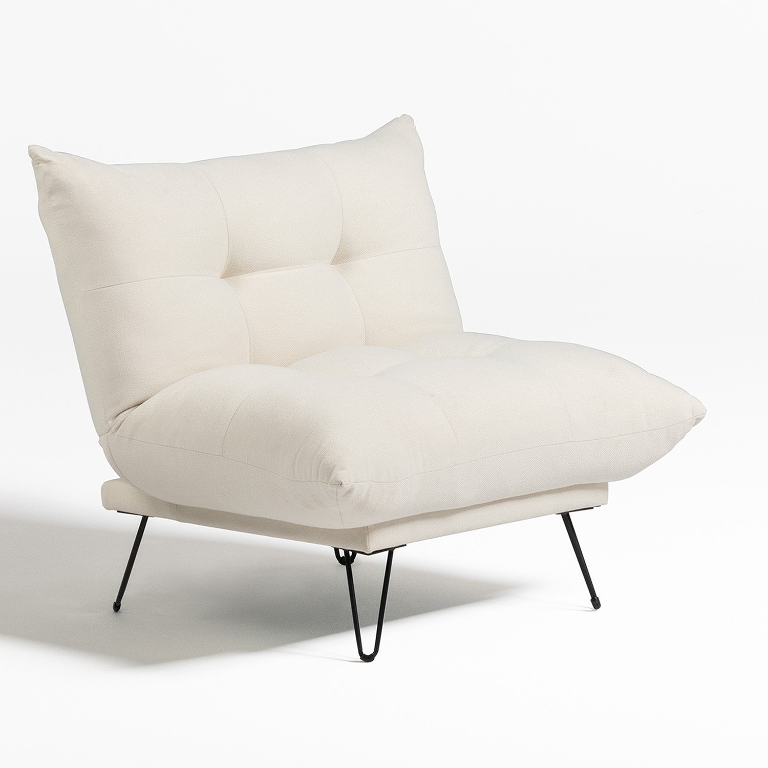 Sofá Cama Individual en Jacquard Liso Thomb SKLUM