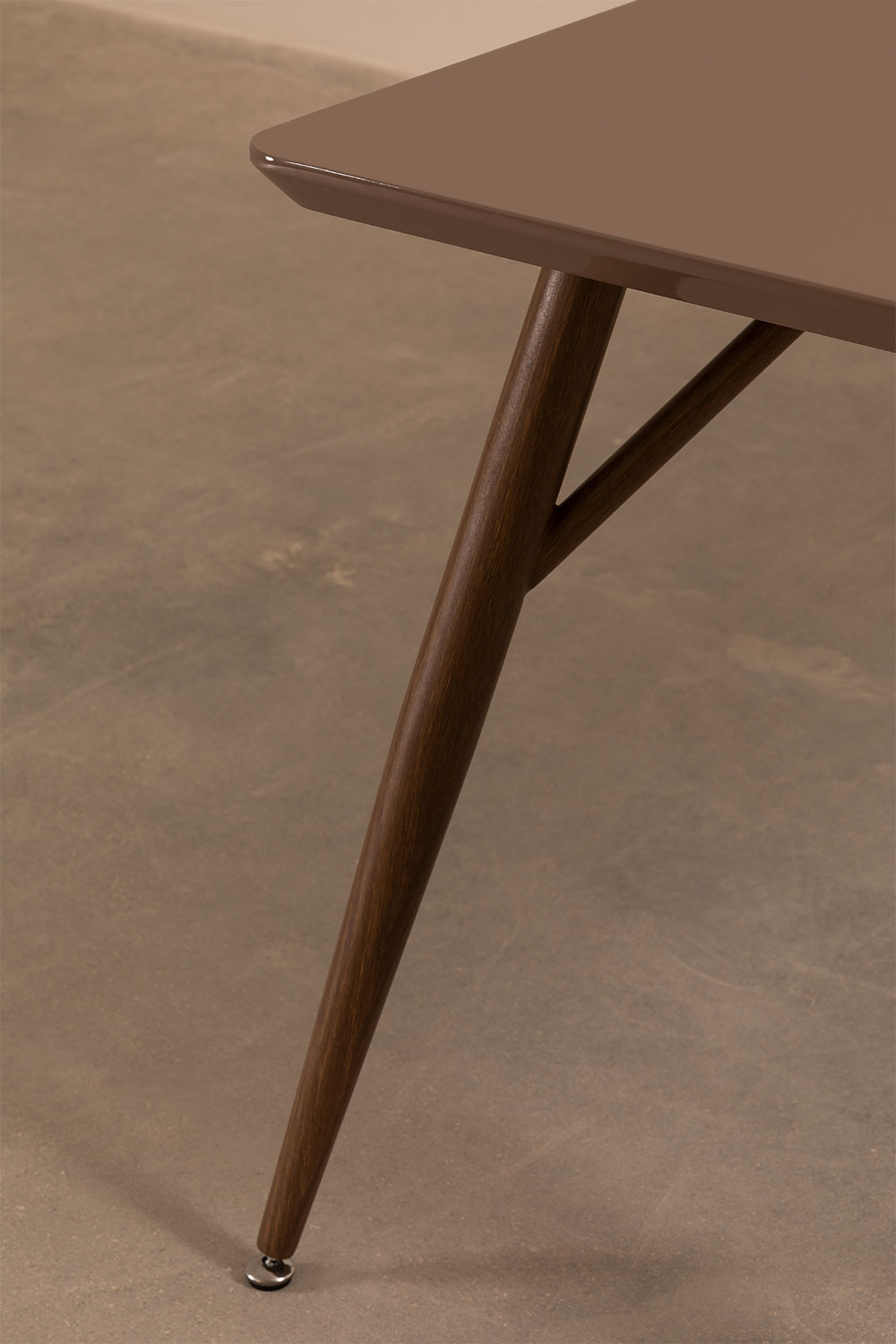 Mesa de Comedor Rectangular en Madera y Metal (150x90 cm) Katty - SKLUM