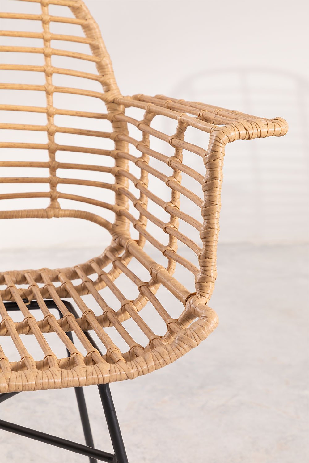 Silla de Comedor en Ratán Sintético Mimbar Style - SKLUM