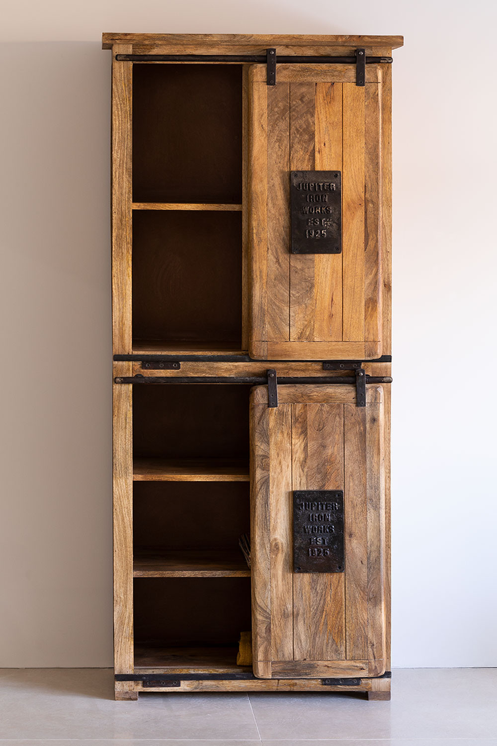 Armario con 2 Puertas Correderas en Madera Uain - SKLUM