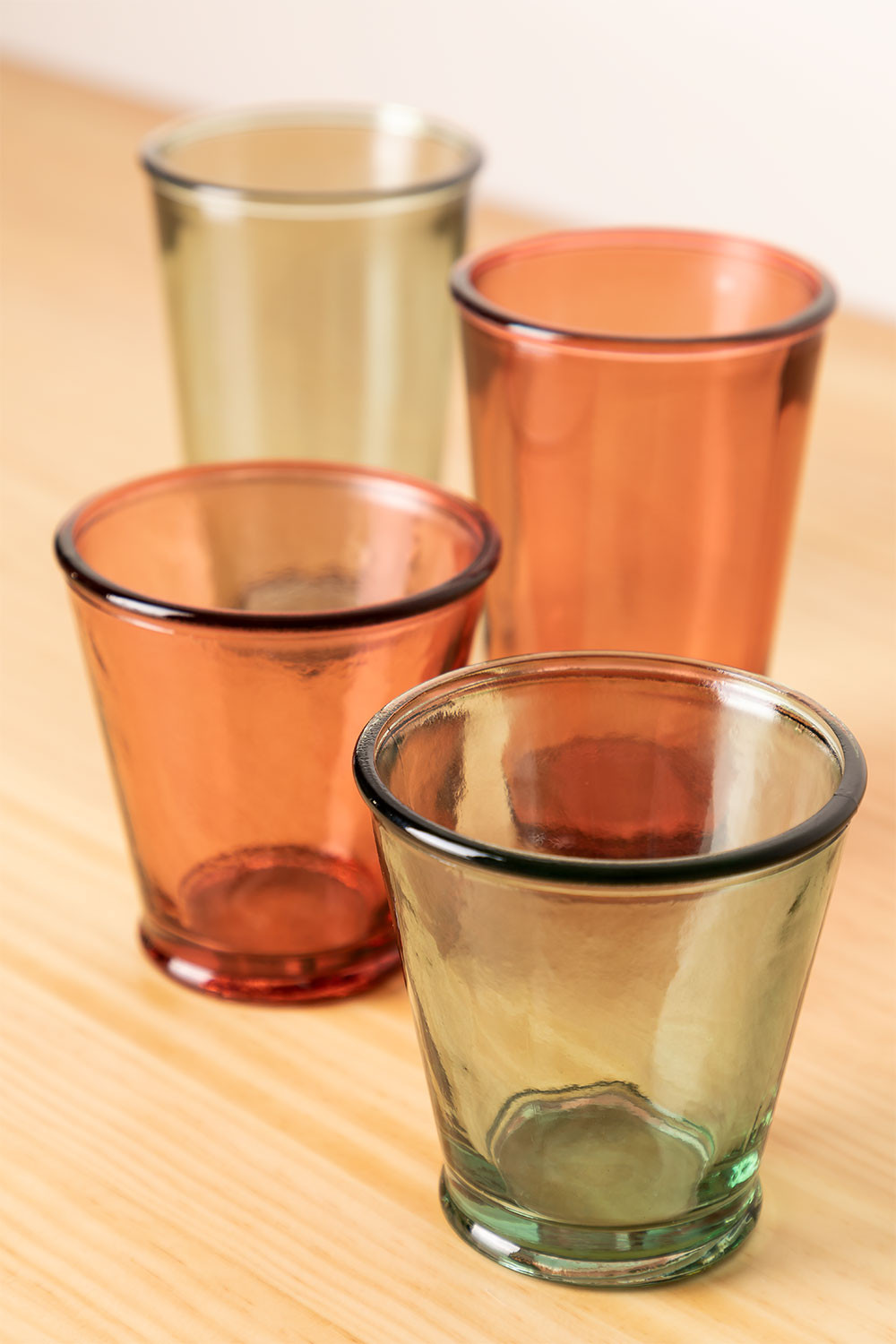 Foto De 6 Vasos De Vidrio