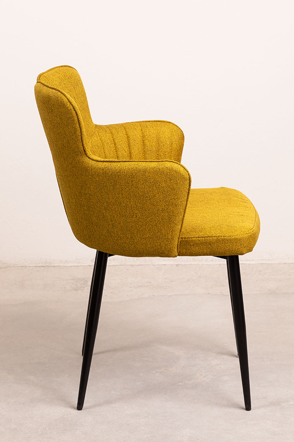 Silla de Comedor Tapizada en Tela Hampton - SKLUM