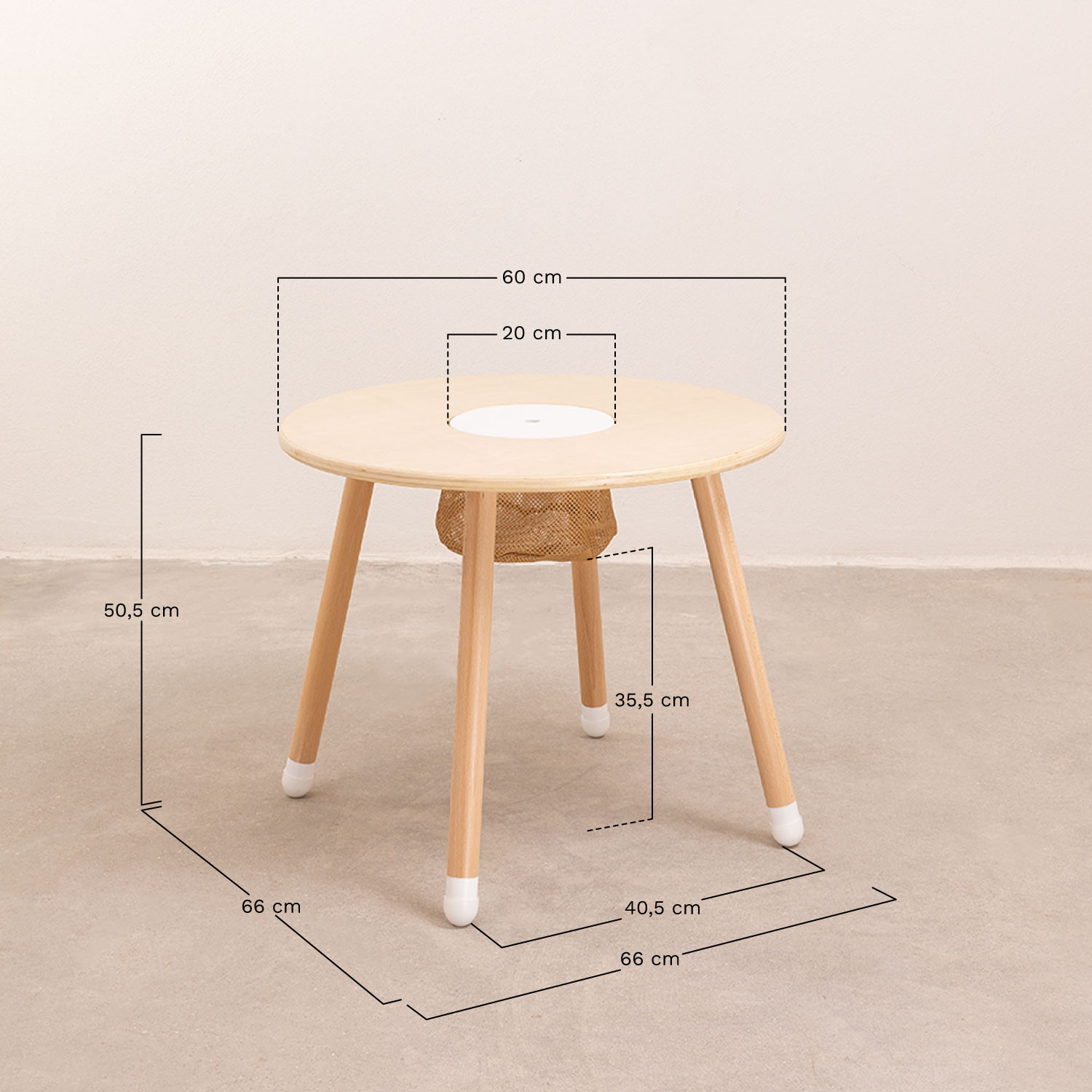 Mesa de Juegos en Madera Plei Kids - SKLUM