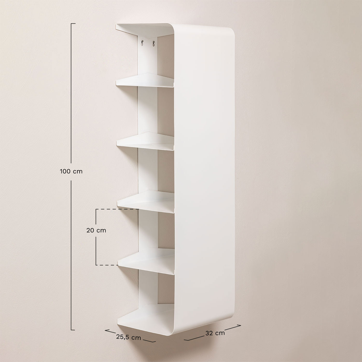 Zapatero de Pared en Acero Mart - SKLUM