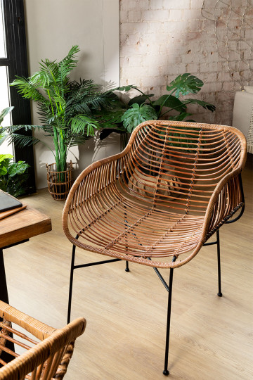 Silla de Comedor en Ratán Tento - SKLUM