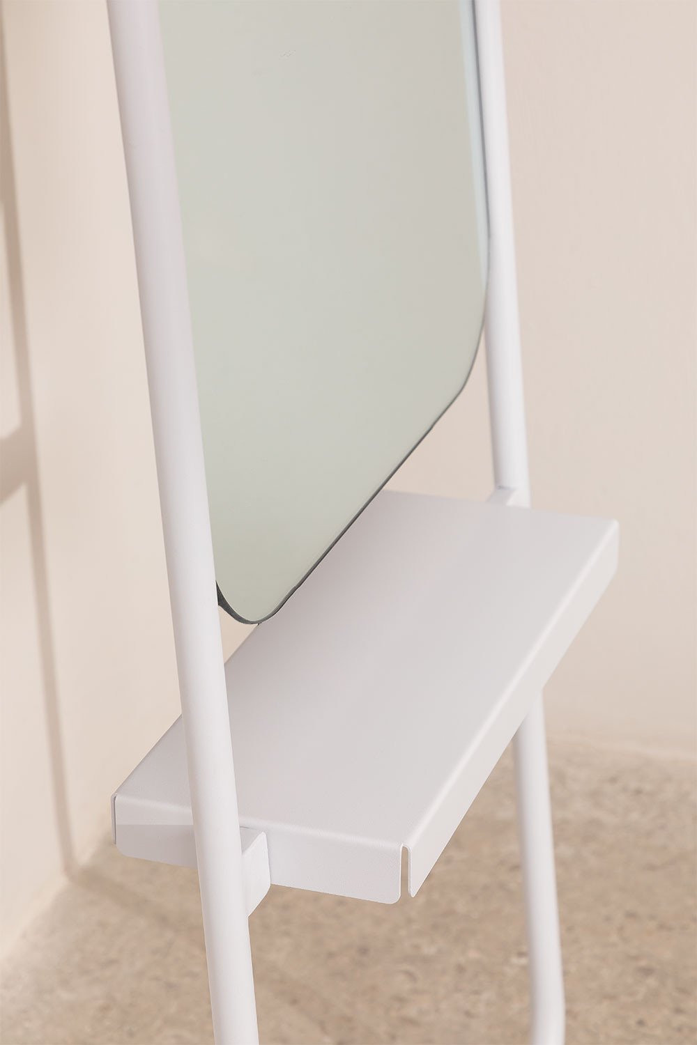 Espejo de Pie Ovalado con Balda en Metal (182x46 cm )Tiko - SKLUM