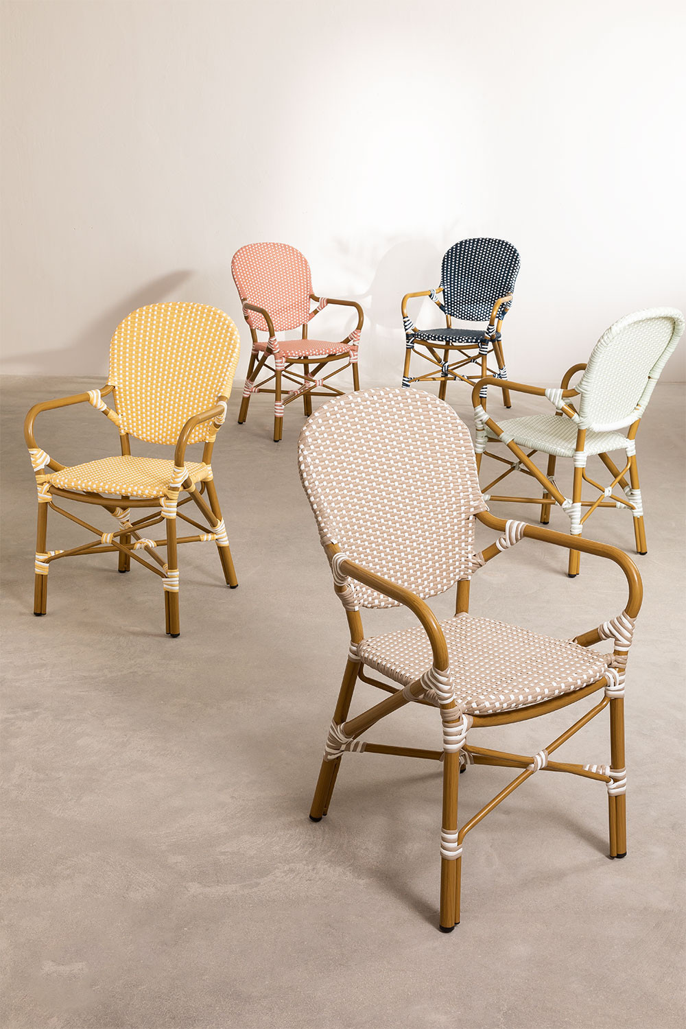 Silla de Jardín en Mimbre Sintético Alisa - SKLUM