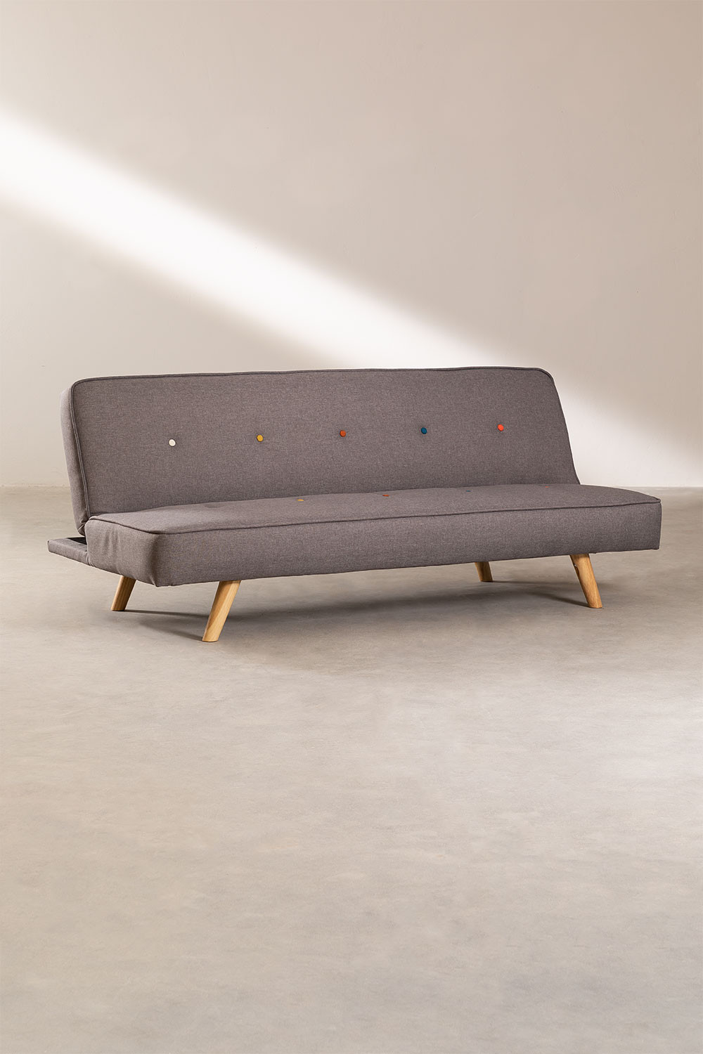 Sofá Cama 3 plazas en Lino y Tela Orbun Colors SKLUM