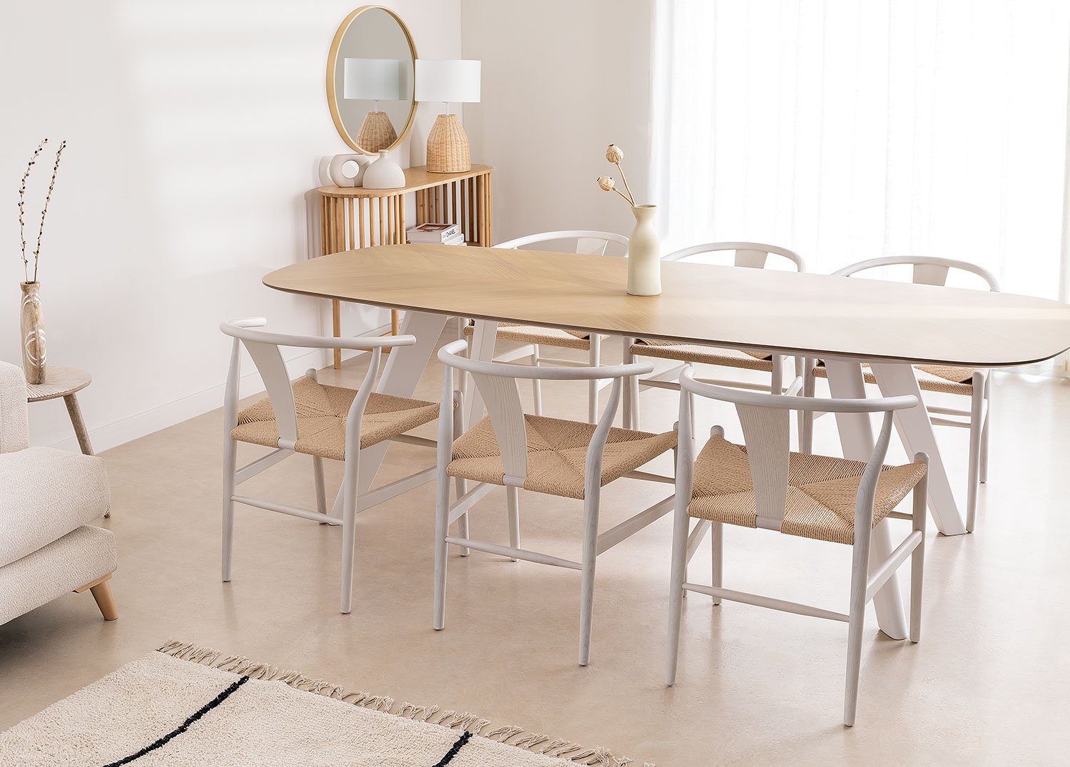 Comedor estilo nórdico