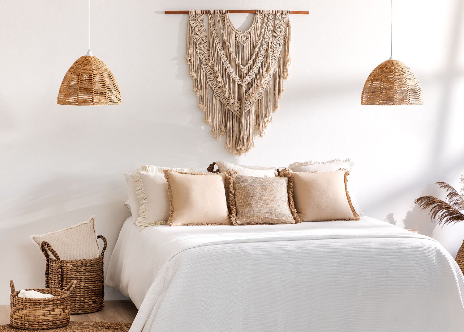 Habitación estilo boho