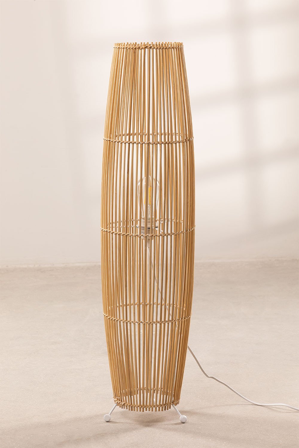 Khumo Bamboo Floor Lamp SKLUM