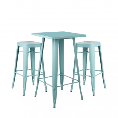 Lix Pack met Hoge lix tafel en 2 hoge krukken